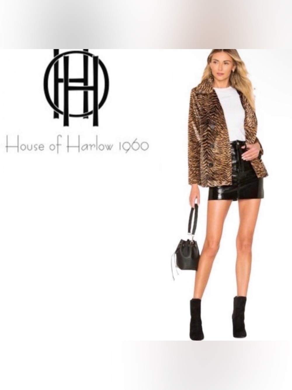NWOT
House Of Harlow 1960 X Revolve
Animal Print Fur Coat